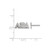 Sterling Silver Alpha Xi Delta X-Small Post Earrings by LogoArt (SS005AXD)