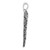 Image of Sterling Silver Antiqued & Polished Heart Pendant