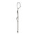 Image of Sterling Silver Antiqued Cross Pendant QC3253