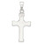 Image of Sterling Silver Antiqued Cross Pendant QC3253