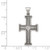 Image of Sterling Silver Antiqued Cross Pendant QC3271