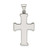 Image of Sterling Silver Antiqued Cross Pendant QC3271