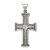 Image of Sterling Silver Antiqued Cross Pendant QC3271