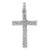 Image of Sterling Silver Antiqued Cross Pendant QC4292