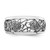 Image of Sterling Silver Antiqued Cutout Vine Design Toe Ring