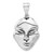 Sterling Silver Antiqued Face Pendant