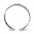 Image of Sterling Silver Antiqued Flowers Toe Ring