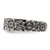Image of Sterling Silver Antiqued Flowers Toe Ring
