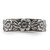Image of Sterling Silver Antiqued Flowers Toe Ring