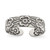 Image of Sterling Silver Antiqued Flowers Toe Ring