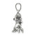 Image of Sterling Silver Antiqued Gemini Pendant