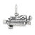 Image of Sterling Silver Antiqued Golf Bag Pendant