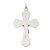 Sterling Silver Antiqued Inri Crucifix Pendant QC5445