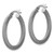 Image of 24mm Sterling Silver Antiqued Open Twist Hoop Earrings QE6730