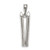 Image of Sterling Silver Antiqued Skis Pendant