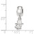 Sterling Silver Appalachian State University XS Dangle Bead LogoArt Charm SS018