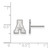 Sterling Silver Appalachian State University X-Small Post Earrings by LogoArt