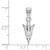 Image of Sterling Silver Arizona State University Medium Pendant by LogoArt (SS003AZS)