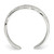 Image of Sterling Silver Artistic Elongated Heart Design Toe Ring