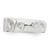 Image of Sterling Silver Artistic Elongated Heart Design Toe Ring