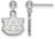 Image of Sterling Silver Auburn University Earrings Dangle Ball by LogoArt