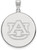 Sterling Silver Auburn University XL Disc Pendant by LogoArt