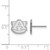 Image of Sterling Silver Auburn University X-Small Post Earrings by LogoArt (SS008AU)