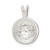 Image of Sterling Silver Baseball Pendant QC1801