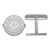 Sterling Silver Baylor University Crest Cuff Links by LogoArt