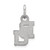 Sterling Silver Baylor University X-Small Pendant by LogoArt (SS001BU)