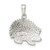 Image of Sterling Silver Brown Preciosa Crystal Hedgehog Pendant