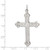 Image of Sterling Silver Budded Cross Pendant QC2880