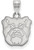 Sterling Silver Butler University Small Pendant by LogoArt (SS001BUT)