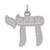 Image of Sterling Silver Chai Pendant QC5915