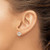 Image of 9mm Sterling Silver Claddagh Stud Post Earrings QE6942
