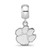 Image of Sterling Silver Clemson University Small Dangle Bead by LogoArt