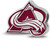 Sterling Silver Colorado Avalanche A Enamel Extruded Logo Bead by LogoArt