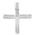 Image of Sterling Silver Cross with CZ Pendant QC7312