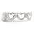 Image of Sterling Silver Cut-out Hearts Toe Ring Image of Sterling Silver Cut-out Hearts Toe Ring