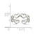Image of Sterling Silver Cut-out Hearts Toe Ring Image of Sterling Silver Cut-out Hearts Toe Ring