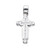 Image of Sterling Silver CZ Cross Pendant QC3313