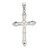 Image of Sterling Silver CZ Cross Pendant QC4307