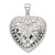 Image of Sterling Silver CZ Heart Pendant QP1367
