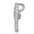 Image of Sterling Silver CZ Heart Pendant QP824