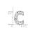 Image of Sterling Silver CZ Initial C Pendant