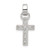 Image of Sterling Silver CZ Latin Cross Pendant QC5336