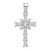 Image of Sterling Silver CZ Latin Cross Pendant QC5347