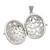 Image of Sterling Silver CZ Locket Pendant
