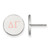 Sterling Silver Delta Gamma Enamel Post Earrings by LogoArt (SS032DG)