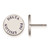 Sterling Silver Delta Phi Epsilon Enamel Post Earrings by LogoArt (SS020DPH)